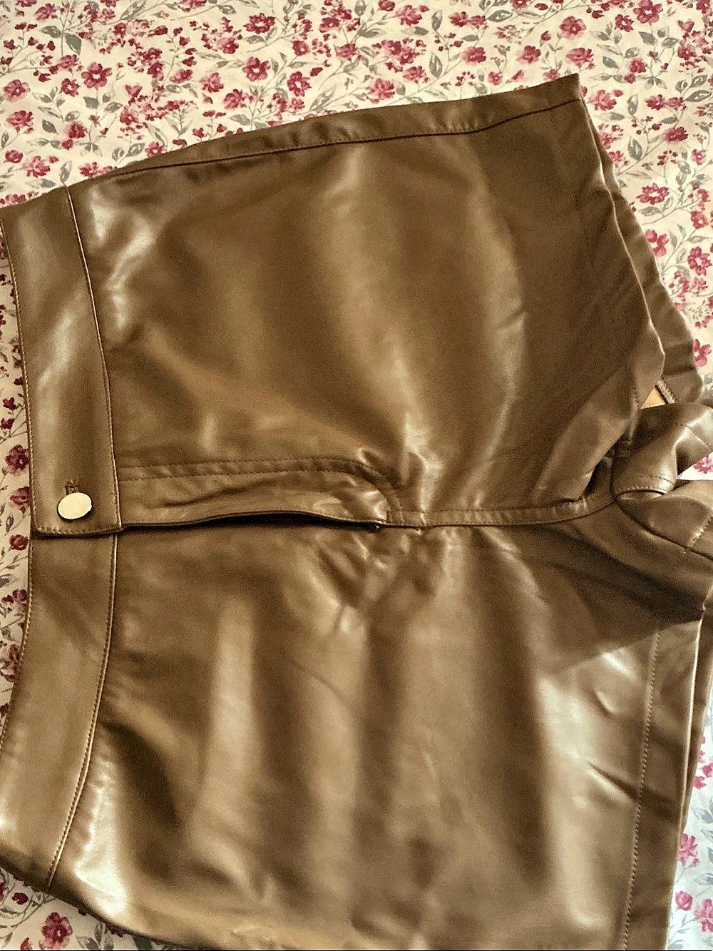 Brown Mini Skirt Like New
